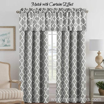 New Geometric Designs Blackout Bathroom Window Valances